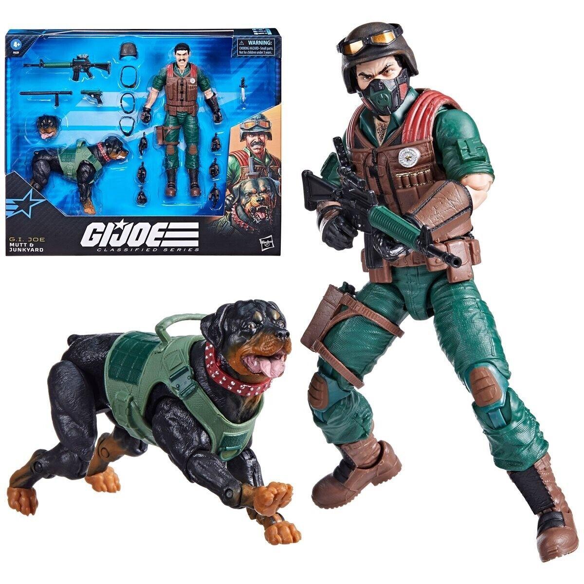 2021 GI Joe Classified 113 Mutt Junkyard 6 Scale Hasbro Action Figure 2-Pack