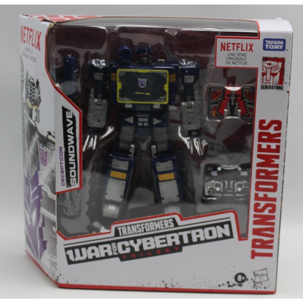 Netflix Decepticon Transformer Soundwave War For Cybertron