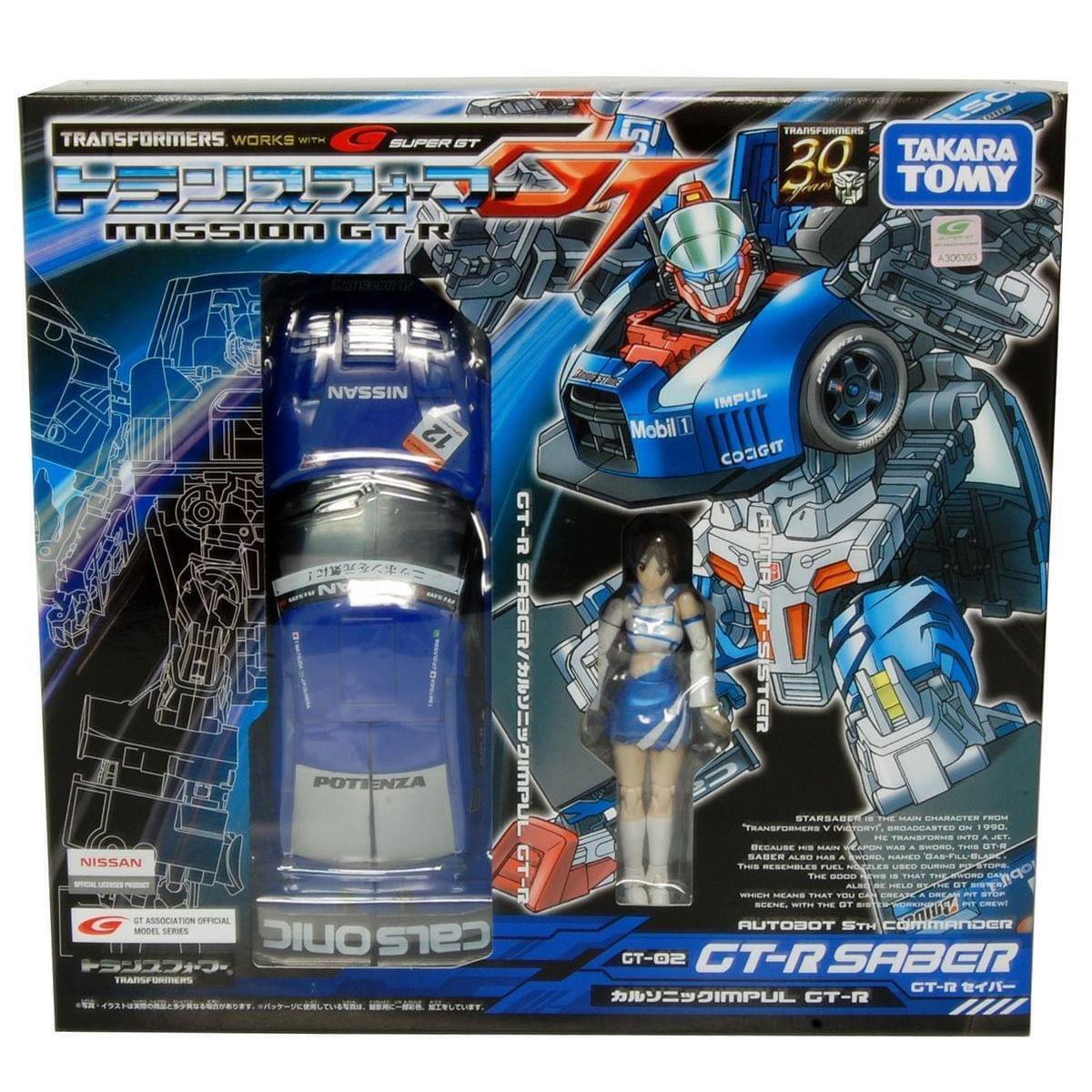 Transformers Takara Gt-r Saber Blue Nissan