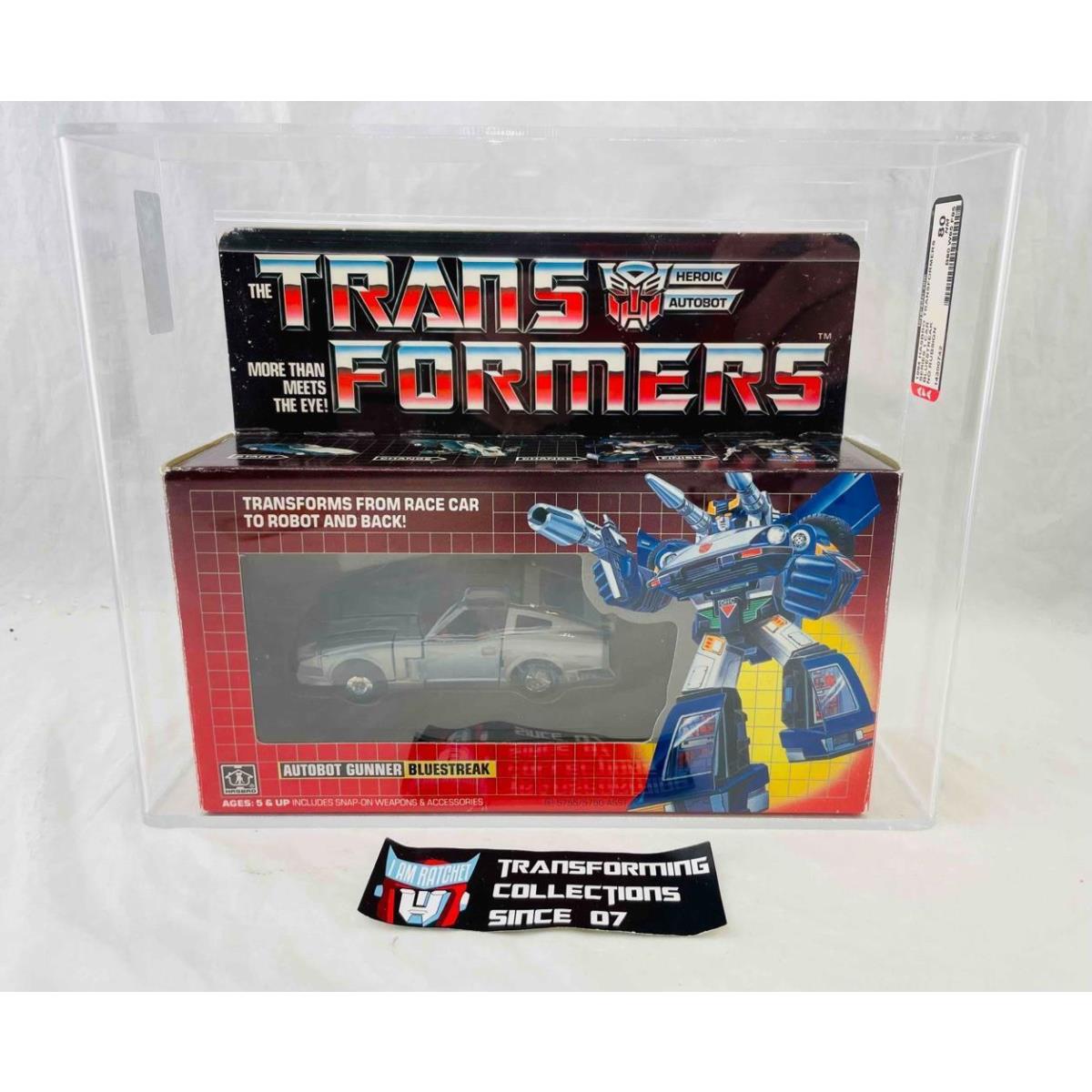 Transformers G1 Afa 80 Pre Rub Bluestreak 80/85/85 Mosc Mib