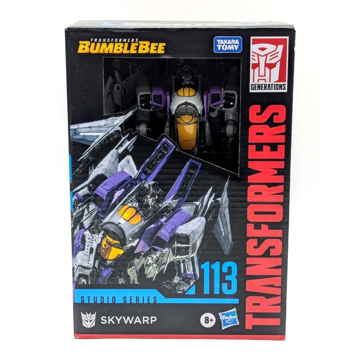 Hasbro Transformers Studio Series Voyager Class 113 Skywarp Bumblebee Movie