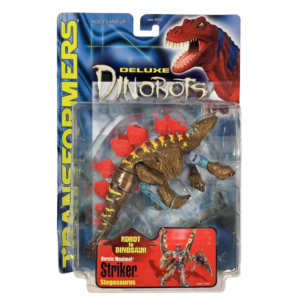 Hasbro 90s Transformers Deluxe Dinobots Striker Stegosaurus Action Figure Toy