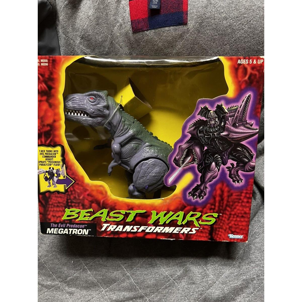 Transformers Beast Wars Evil Predacon `megatron` 1996 Hasbro Vintage Copde