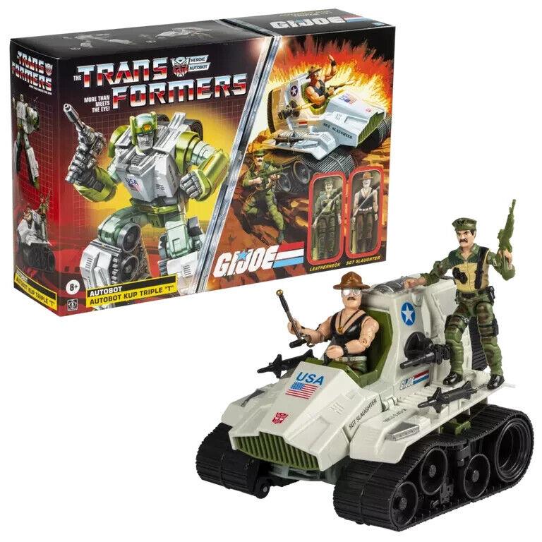 Transformers G.i.joe Autobot Kup Triple T w/ Sgt. Slaughter/leatherneck