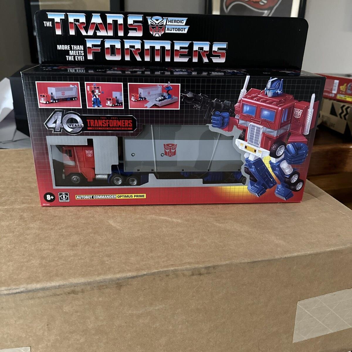 Walmart 2024 Optimus Prime Transformers G1 Retro Reissue 40th Anniversary