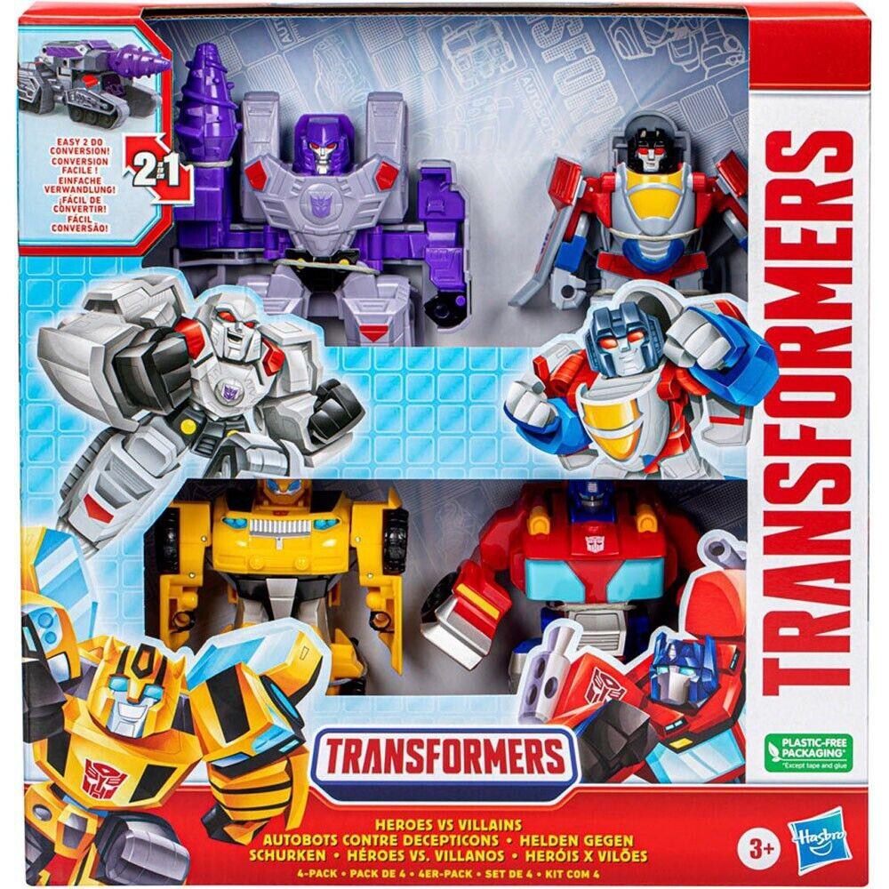 Optimus Prime Bumblebee Megatron Starscream 4.5 Action Figure 4-Pack