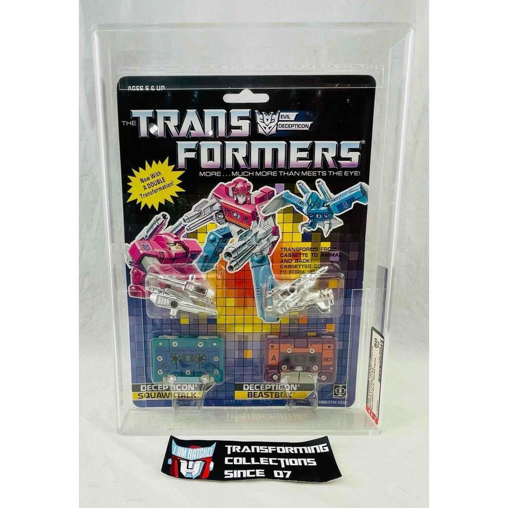 Transformers G1 Afa 80 Squawktalk Beastbox Mosc 80/85/90 Reissue