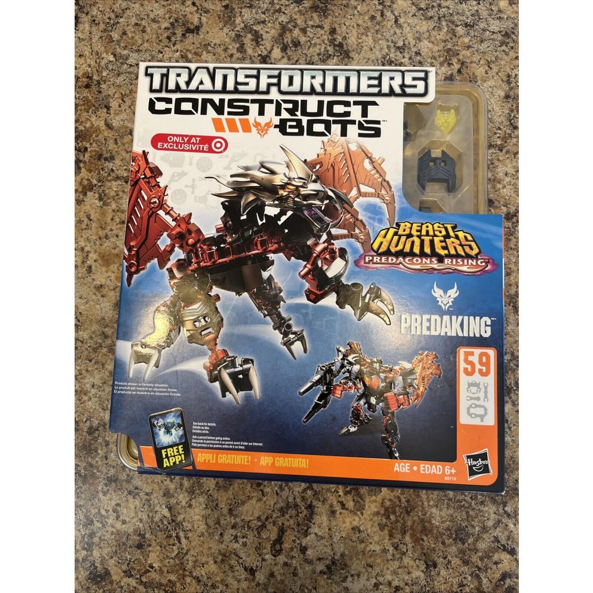 Transformers Prime Construct Bots Beast Hunters Predaking Target Exclusive