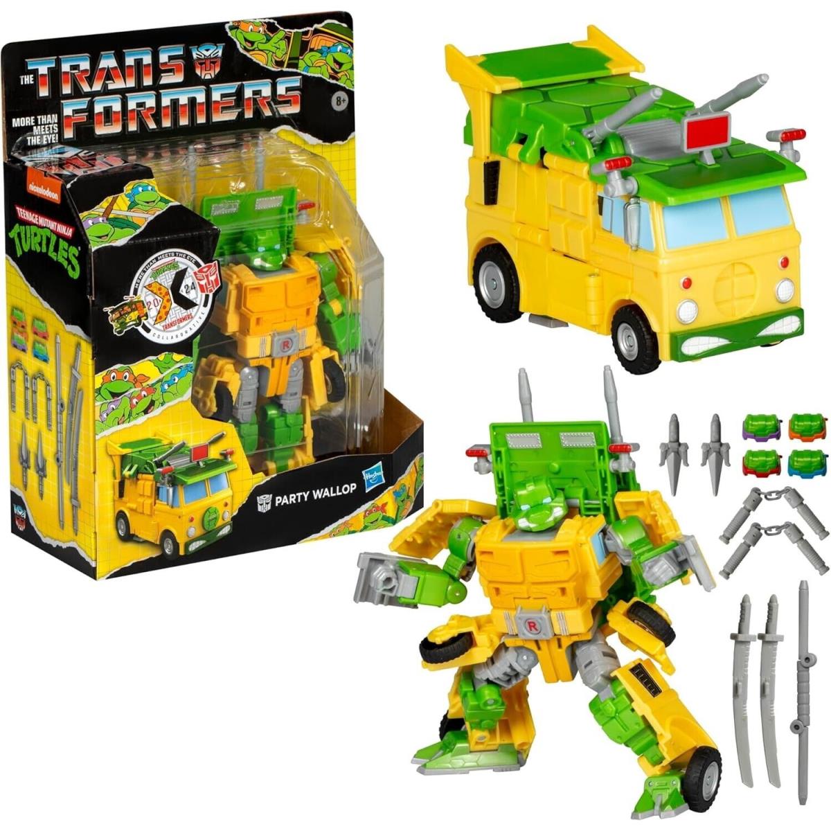 Transformers Collaborative Teenage Mutant Ninja Turtles x Toy Party Wallop