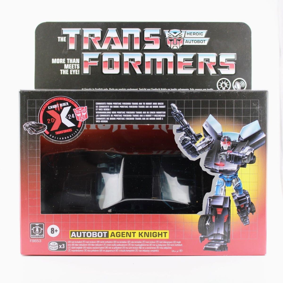 Transformers x Knight Rider - Agent Knight Kitt Pontiac Firebird Trans Am