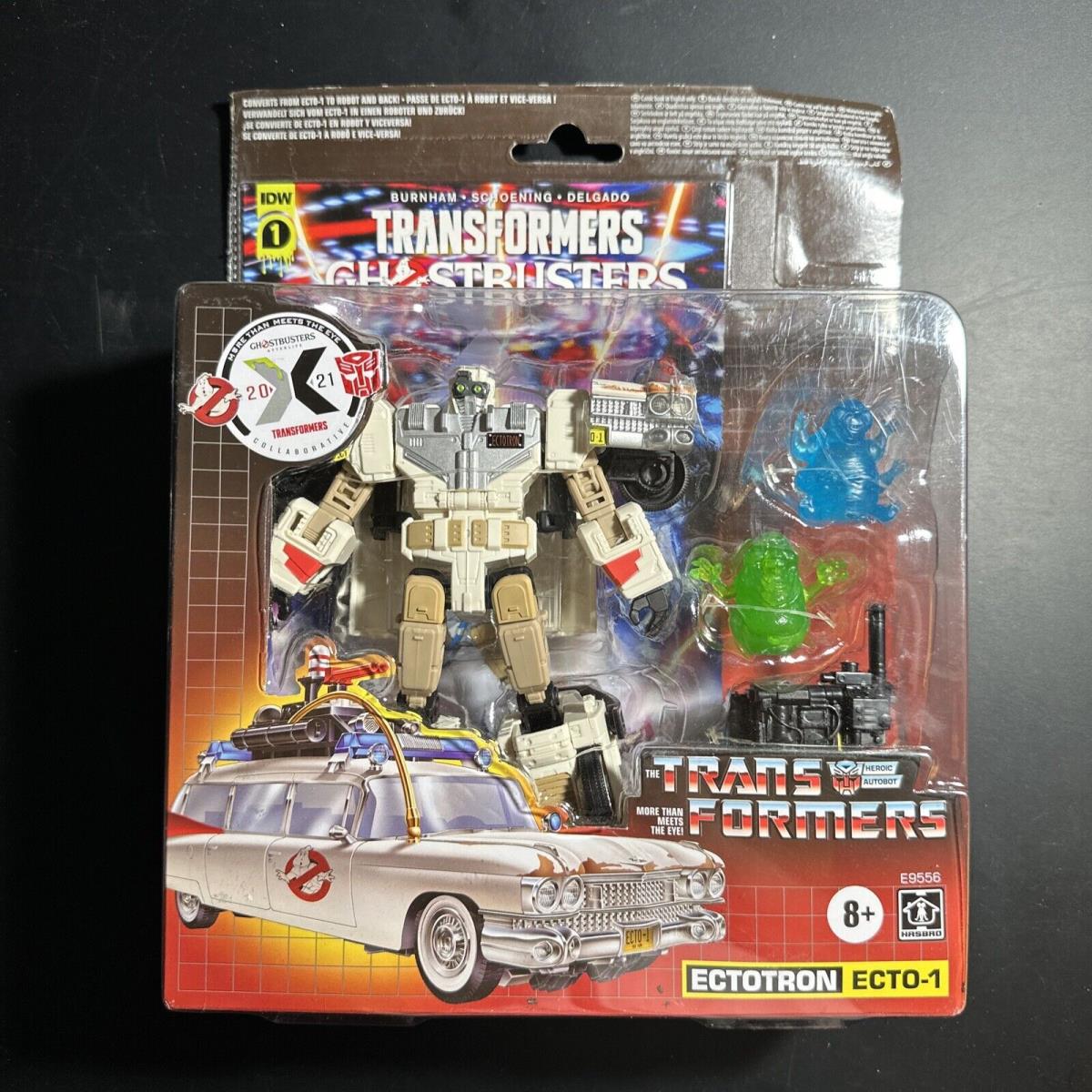 Hasbro Ghostbusters Transformers 2021 Generations Ectotron Ecto-1 w/ Comic BF1