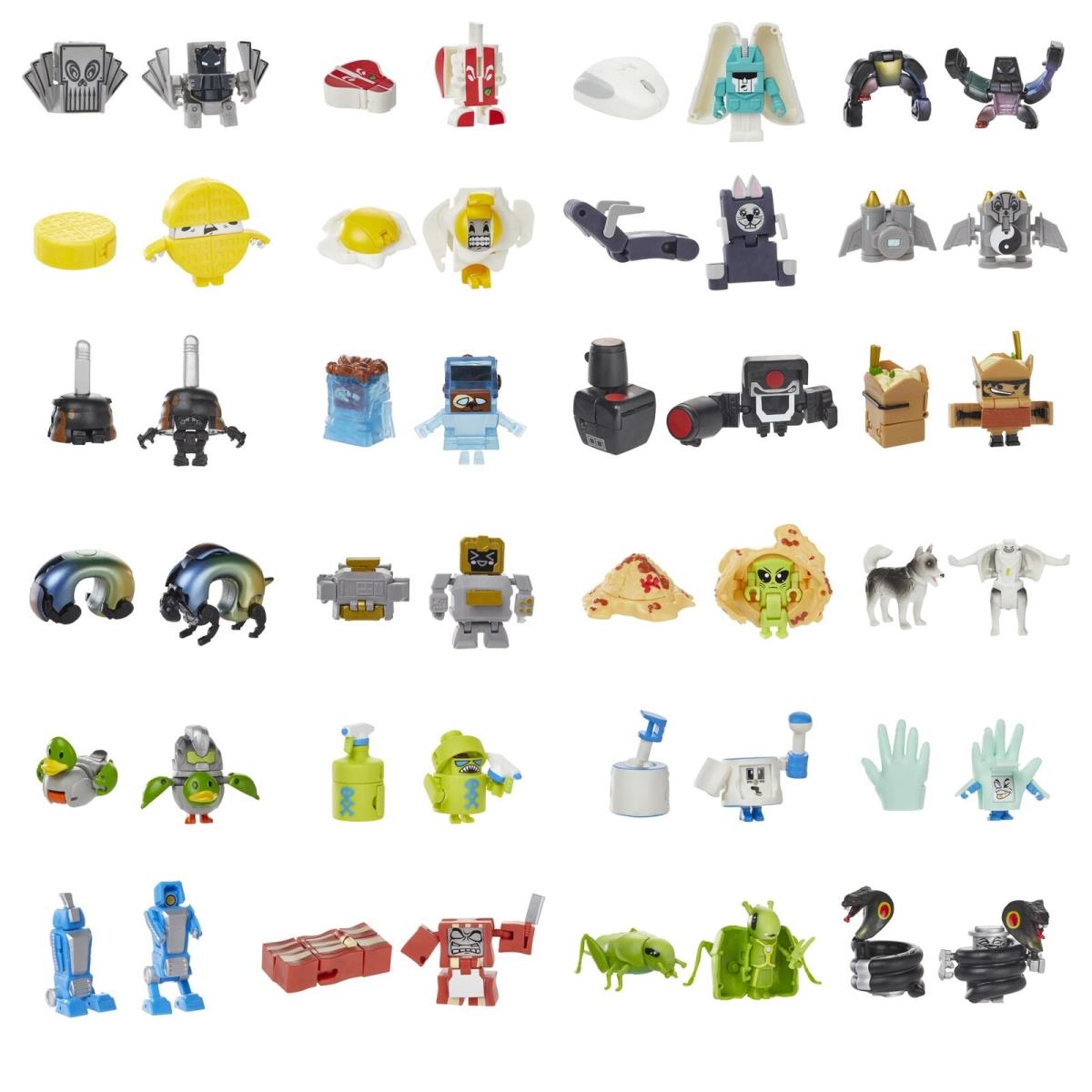 Transformers Toys Botbots Ruckus Rally Series 6 Collectible 24 Singles