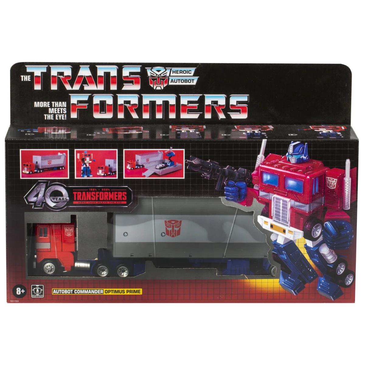 Transformers Retro G1 Optimus Prime Action Figure Wal-mart Exclusive