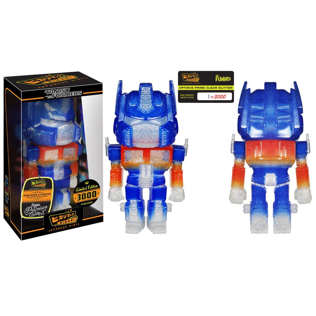 Hikari Transformers Optimus Prime Clear Glitter Figure Funko 038380