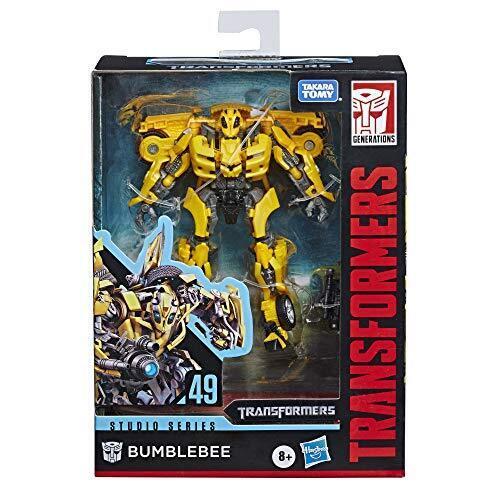 Transformers Toys Studio Series 49 Deluxe Class Movie 1 Bumblebee Action