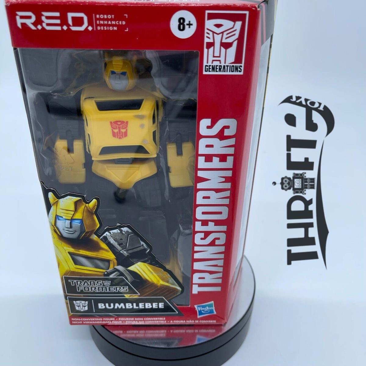 Transformers R.e.d. Robot Enhanced Design G1 Bumblebee Figure Exclusive