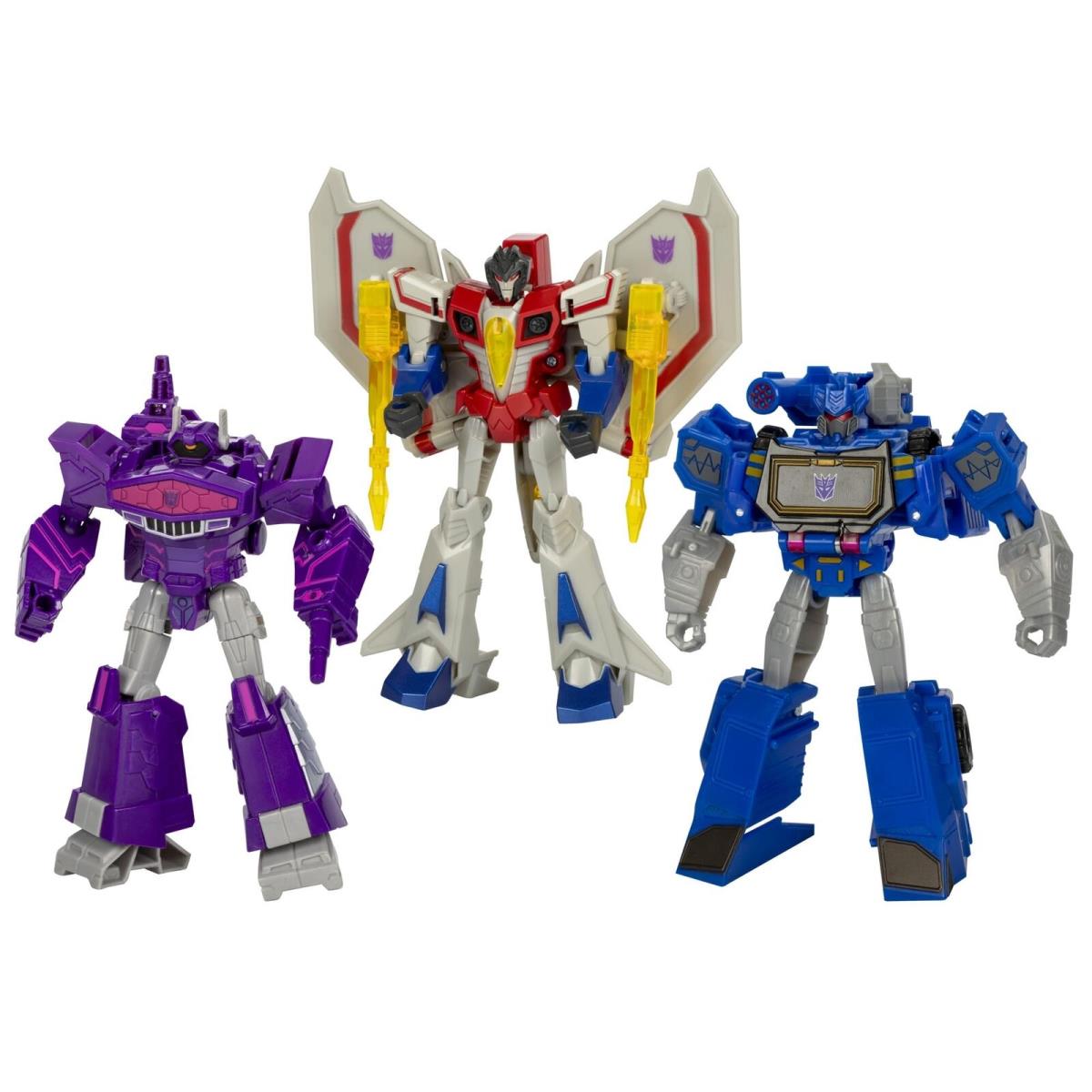 Transformers Decepticon Commander 3-Pack of 5-Inch Robot Action Figures For