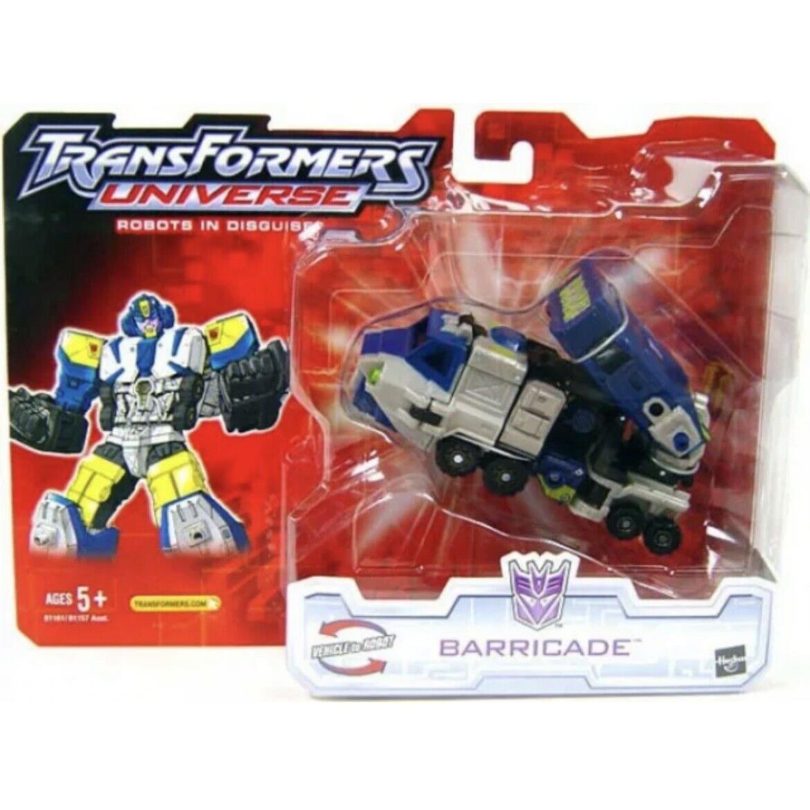 Transformers Universe Robots in Disguise Barricade Action Figure