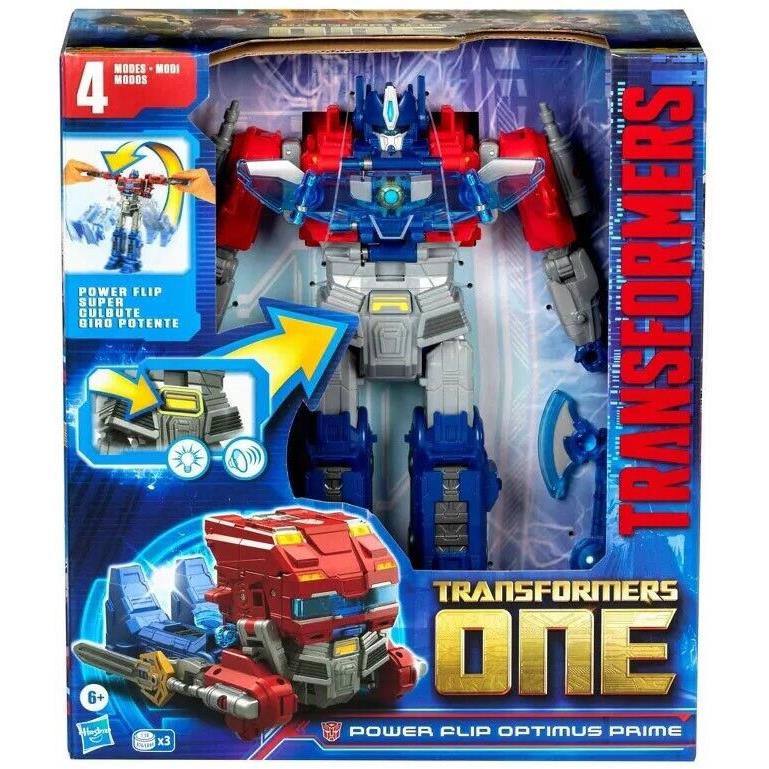 Transformers One Power Flip Optimus Prime 10 Action Figure