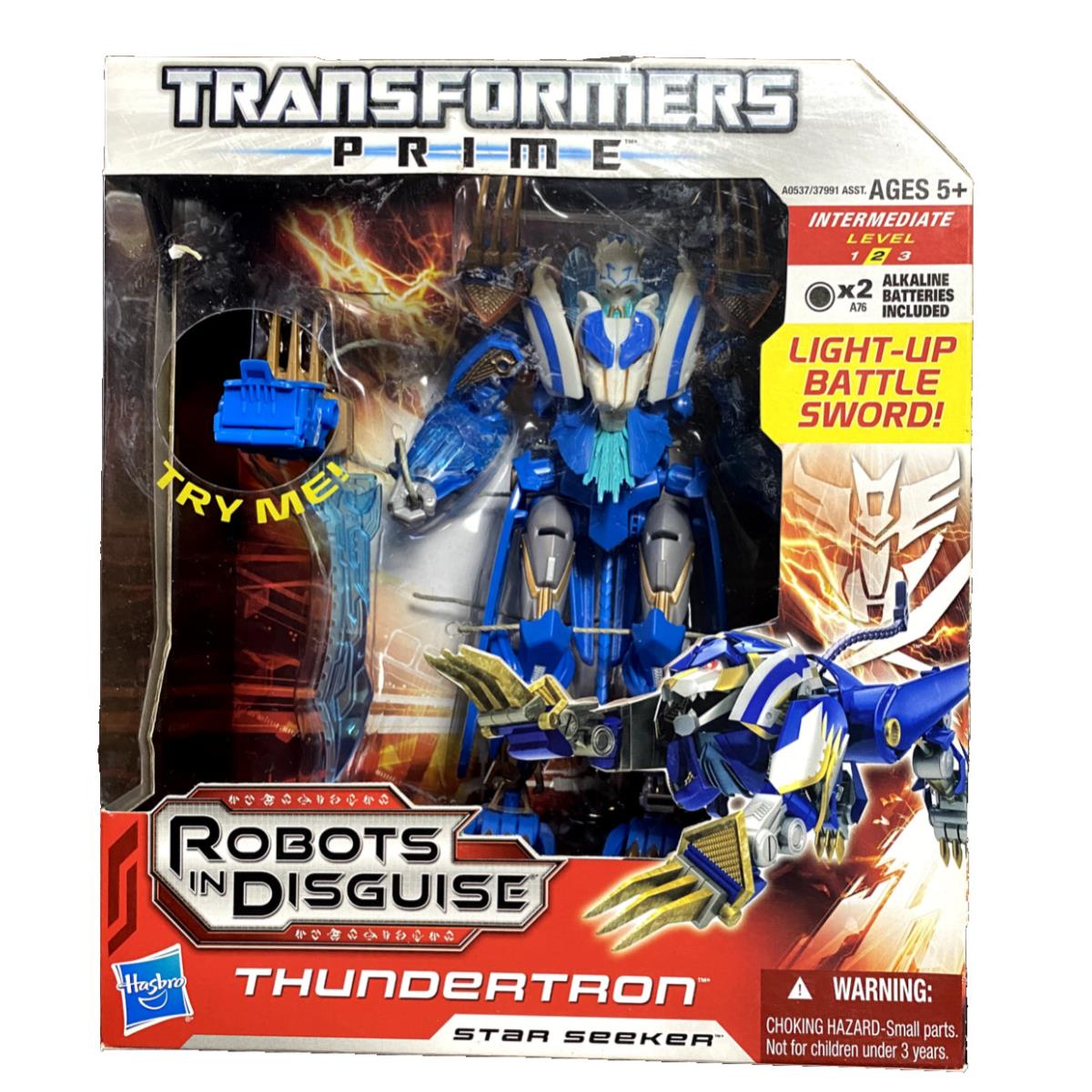 Transformers Prime Robots in Disguise Voyager Class Thundertron Figure 2012