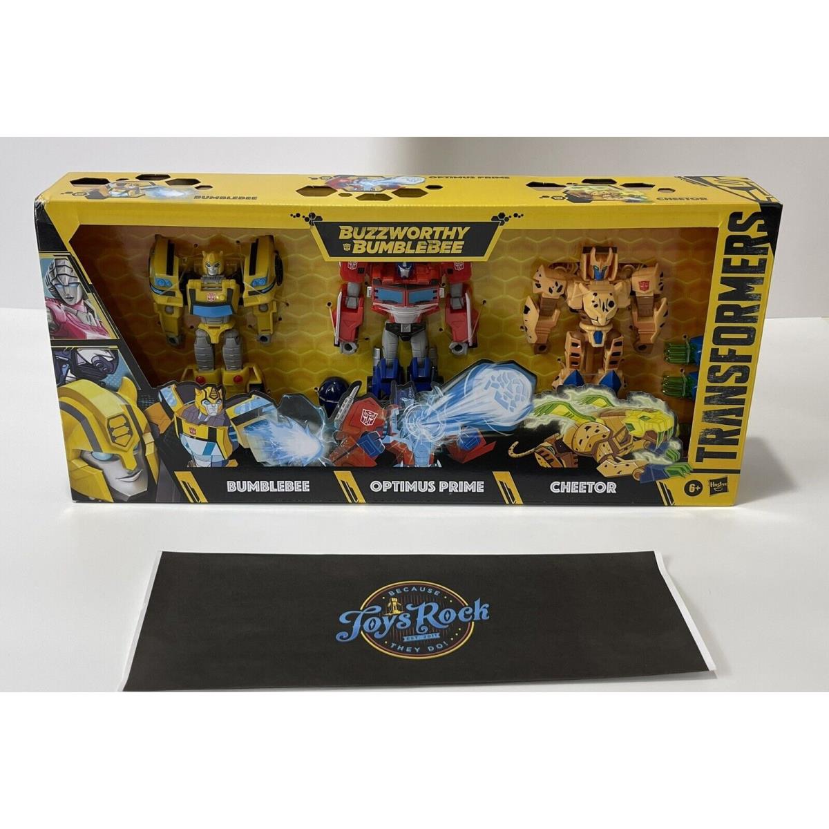 Transformers Heroes of Cybertron Bumblebee Optimus Prime Cheetor Hasbro