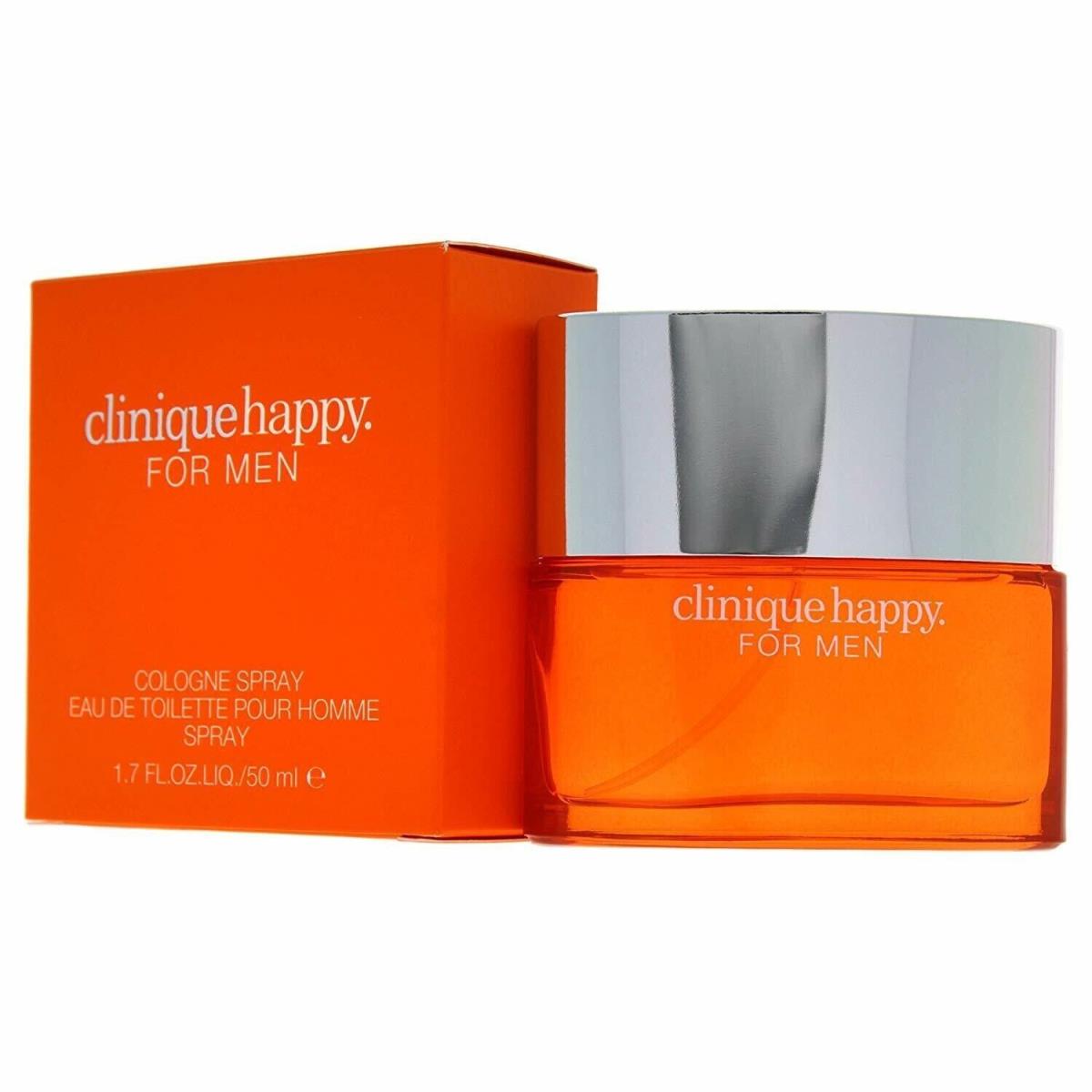 Clinique Happy For Men Eau de Toilette Cologne Spray 1.7oz 50ml Box