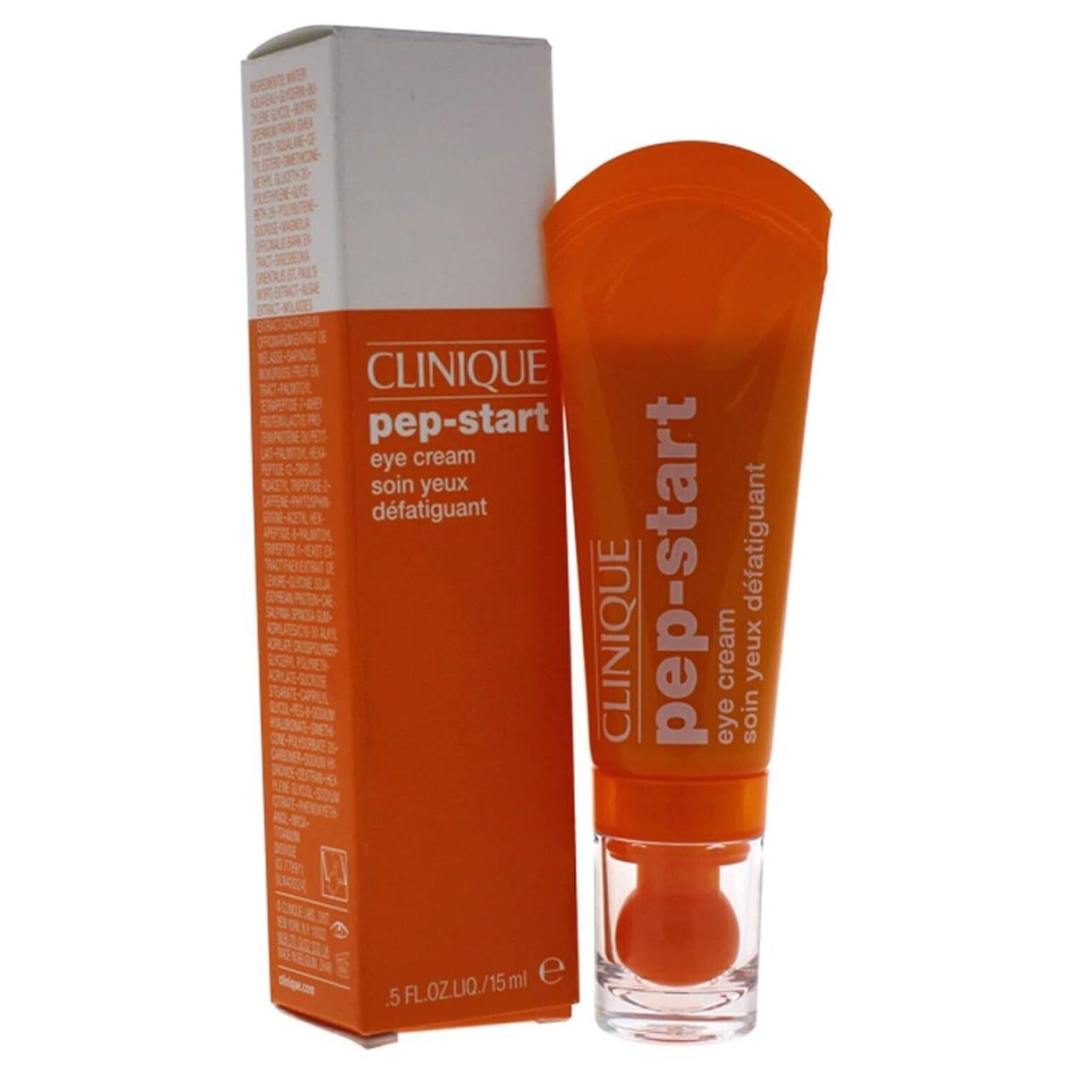 Clinique Pep-start Eye Cream 0.5 oz/15 ml Full Size