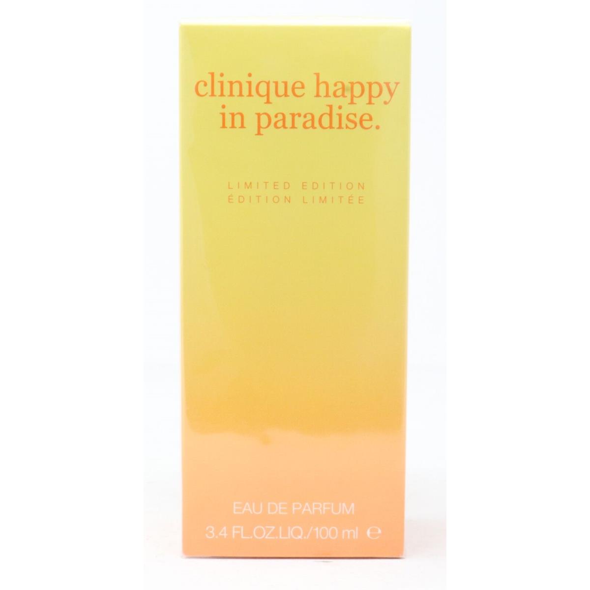 Happy In Paradise by Clinique Eau De Parfum 3.4oz/100ml Spray