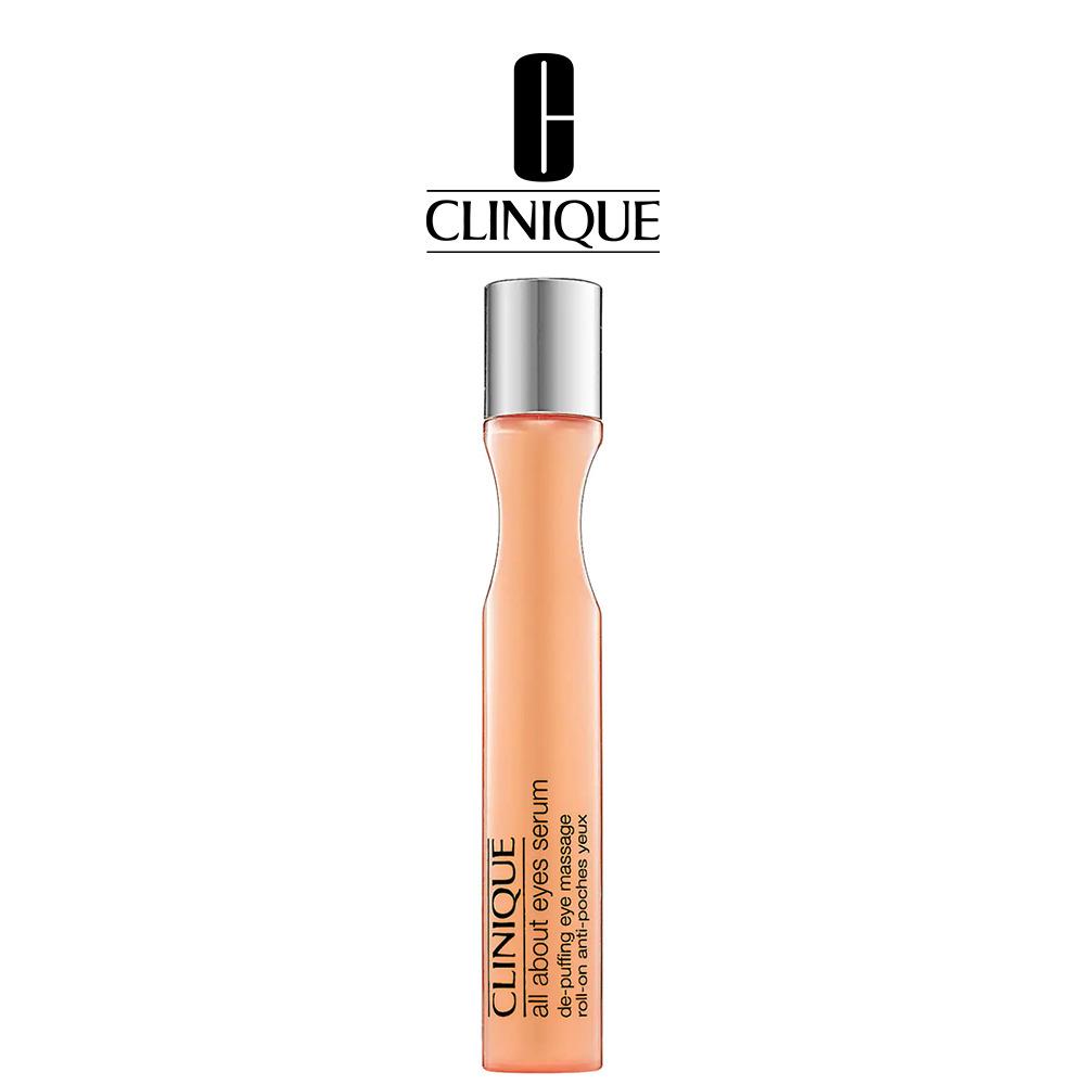 Clinique All About Eyes Serum De-puffing Eye Massage Rollerball 0.5 oz