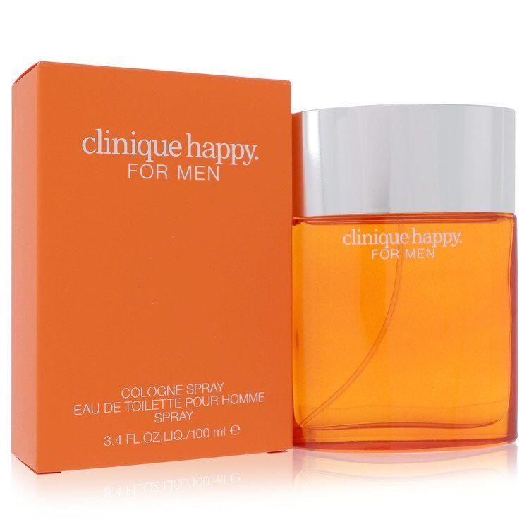 Happy by Clinique Men`s Cologne Spray 3.4 oz