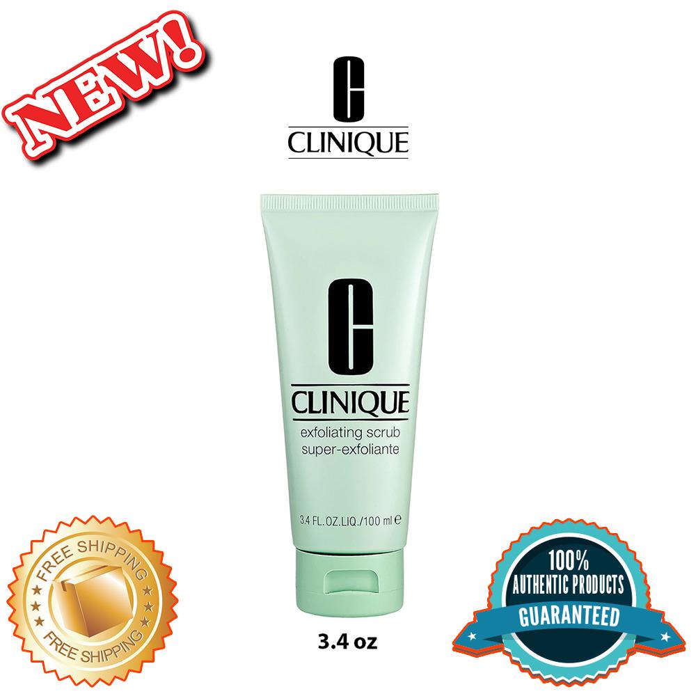 Clinique Exfoliating Scrub Water-based Scrub For Oily Skin 3.4 oz