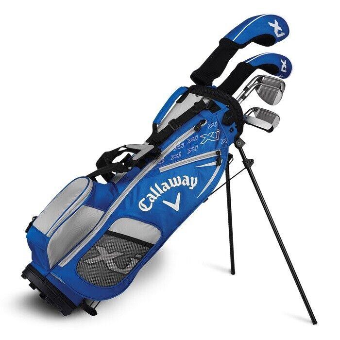 Callaway XJ Junior 1 Complete Golf Set Blue Left Handed For 38 -46 Heights