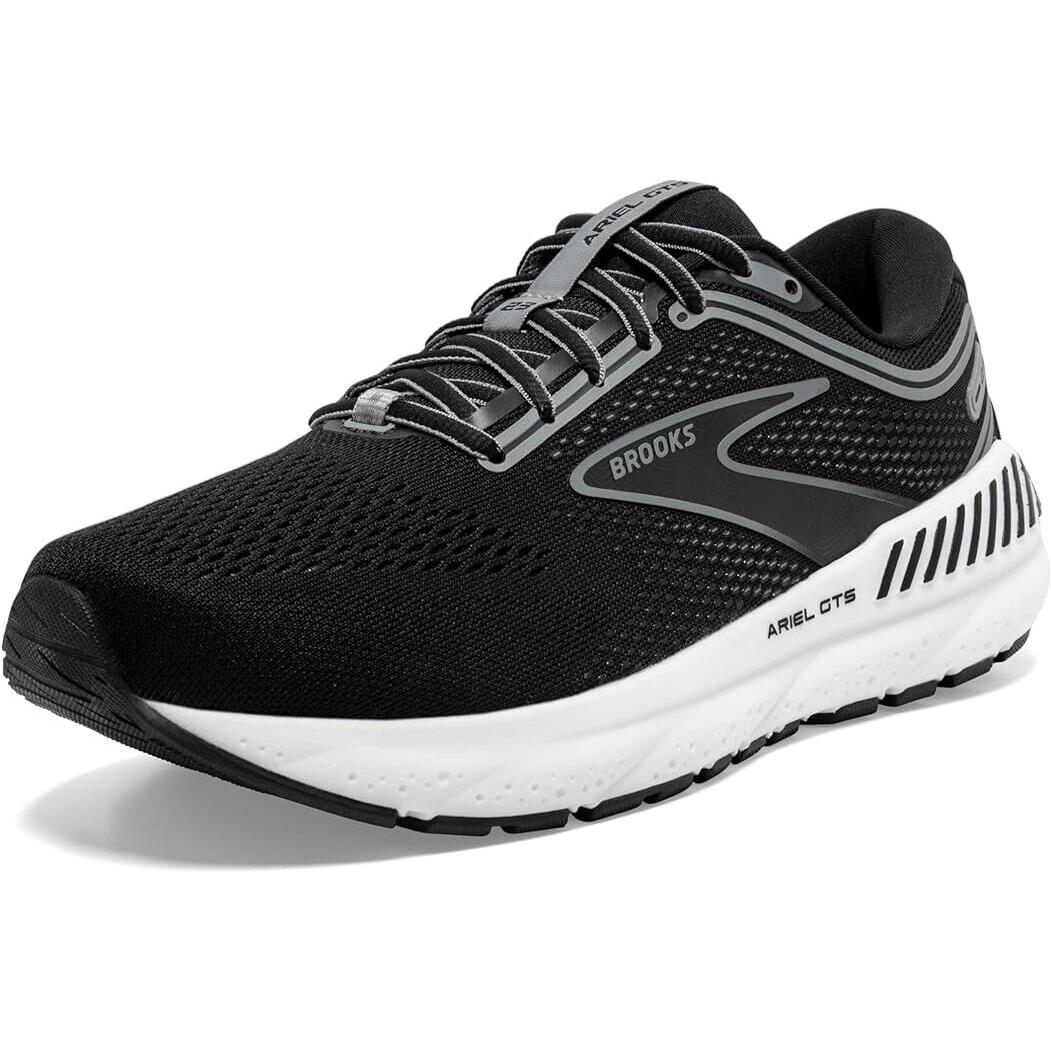 Brooks 120390-090 Women`s Ariel Gts 23 Black/grey/white Athletic Shoes 7