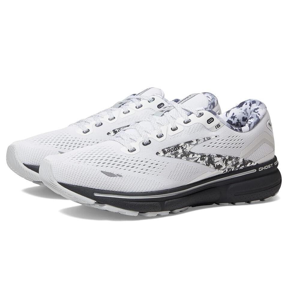 Brooks Z7771 Women`s White/grey Ghost 15 Running Shoes Size 10.5 M