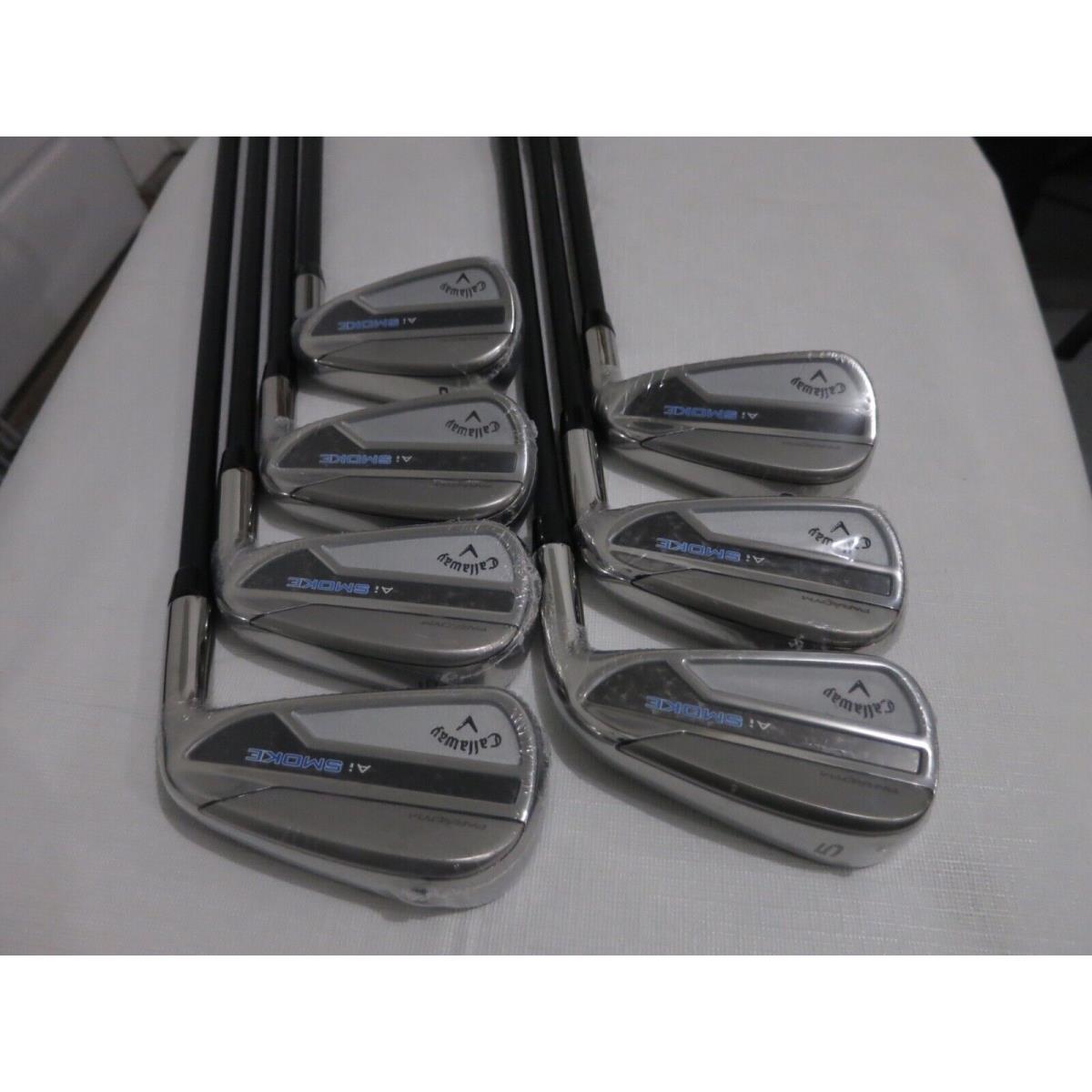 Callaway Paradym Ai Smoke Iron Set - 4-PW - Cypher 5.5 Regular Graphite