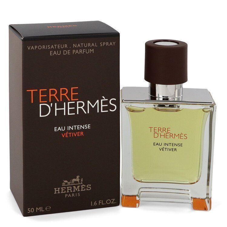 Terre D`hermes Eau Intense Vetiver Cologne By Hermes Edp Spray 1.6oz/50ml Men