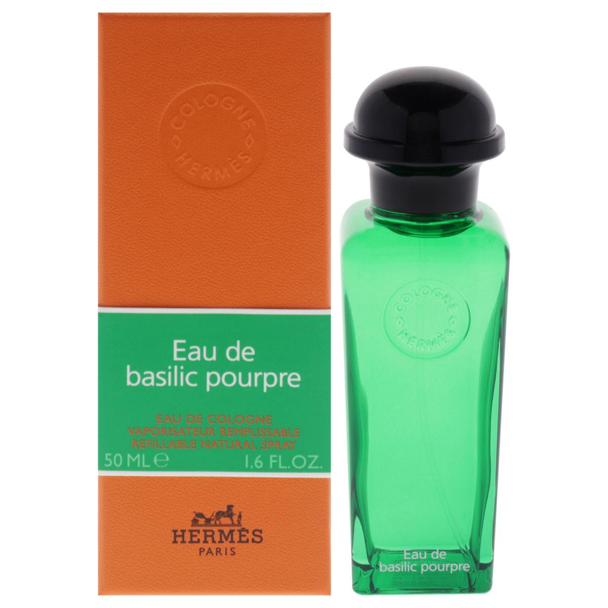 Eau de Basilic Pourpre by Hermes For Women - 1.6 oz Edc Spray Refillable