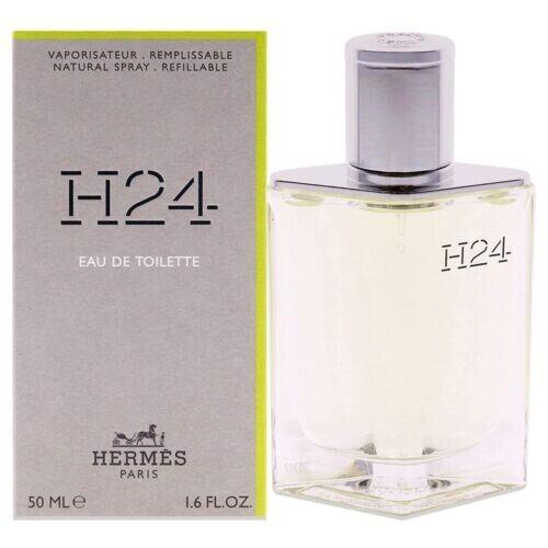 H24 by Hermes 1.6 Oz. Eau de Toilette Spray Refillable For Men. Box