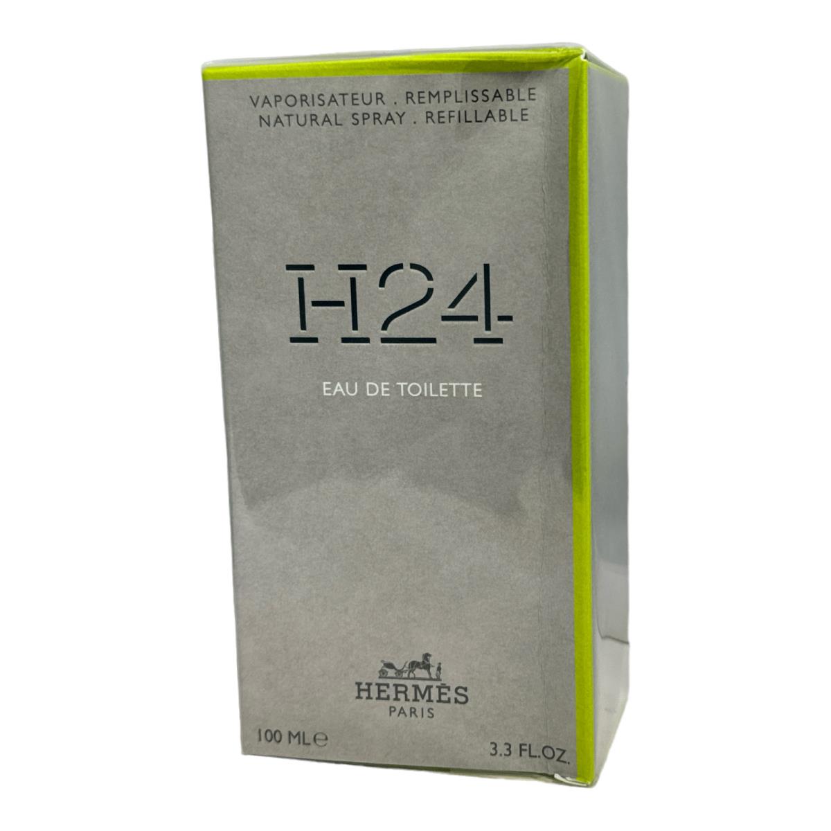 Hermes H24 Eau De Toilette Natural Spray Refillable 100ml/3.3fl.oz