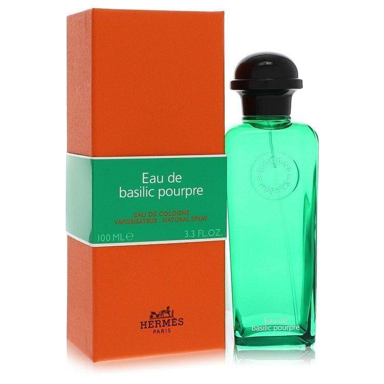 Eau De Basilic Pourpre by Hermes Eau De Cologne Spray Unisex 3.3 oz Men