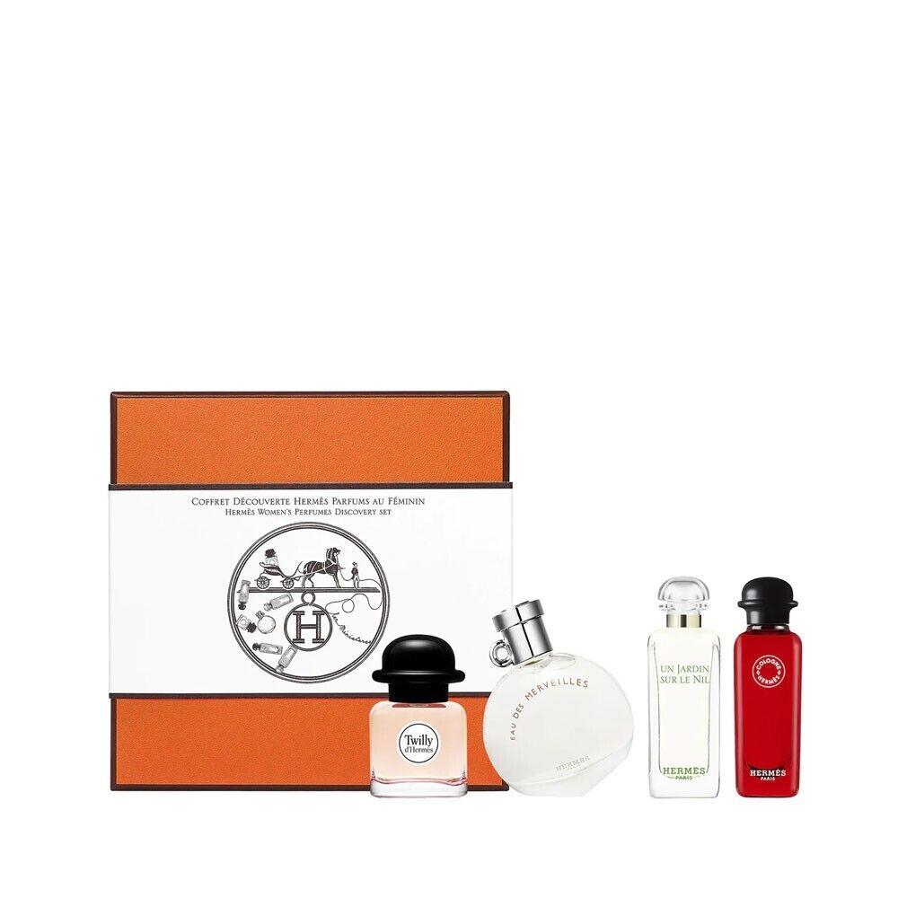 Hermes Mini Fragrance Discovery Gift Set Perfume 4pcs x 7.5ml