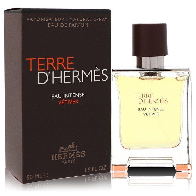 Terre D`hermes Eau Intense Vetiver by Hermes Eau De Parfum Spray 1.7 oz For Men