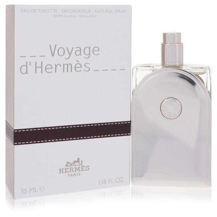 Voyage D`hermes by Hermes Eau De Toilette Spray Refillable 1.18 oz For Men