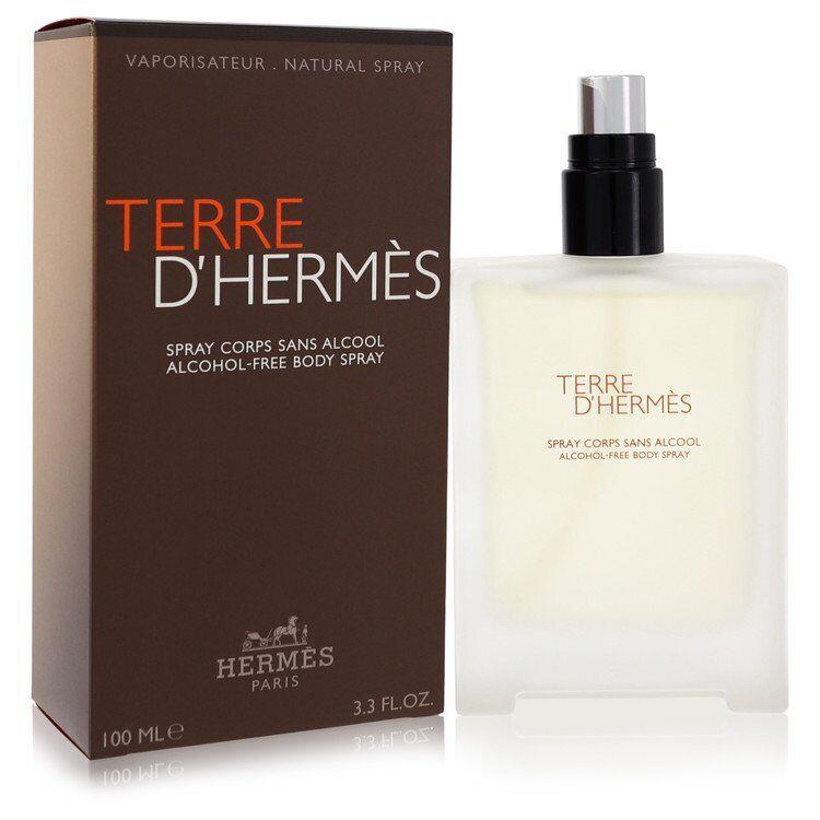 Terre D`hermes by Hermes Body Spray Alcohol Free 3.3 oz For Men