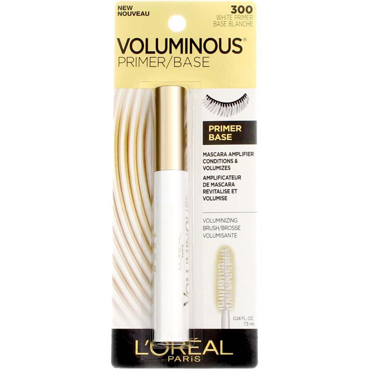 4 Pack L`oreal Paris Voluminous Primer Base Washable Mascara Amplifier