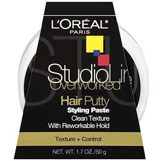 L`oreal Studio Line Texture Control Overworked Hair Putty Gel 1.7 Oz 12 Pack