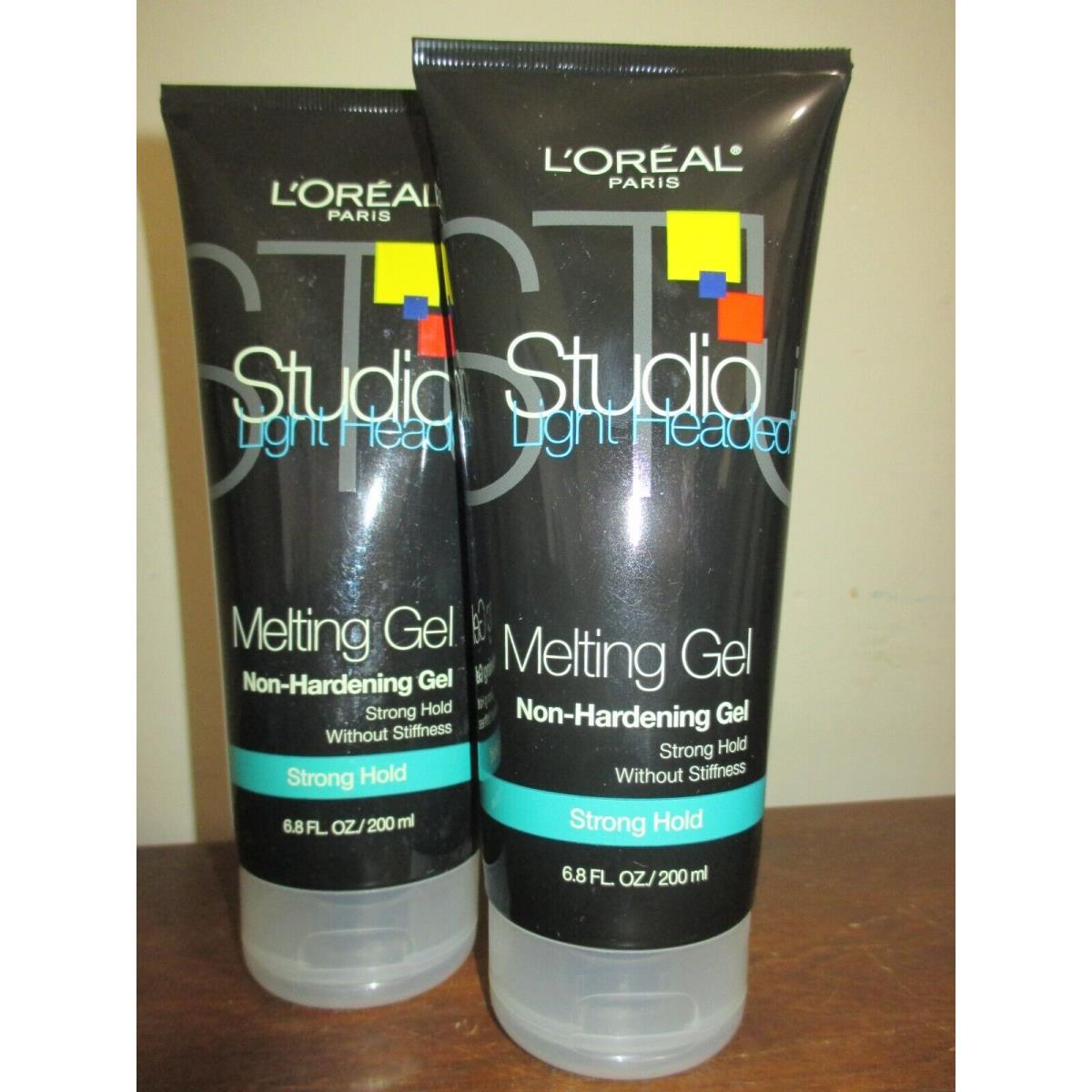 2x Loreal Paris Studio Line Melting Gel Flexible Control Strong Hold 6.8 oz