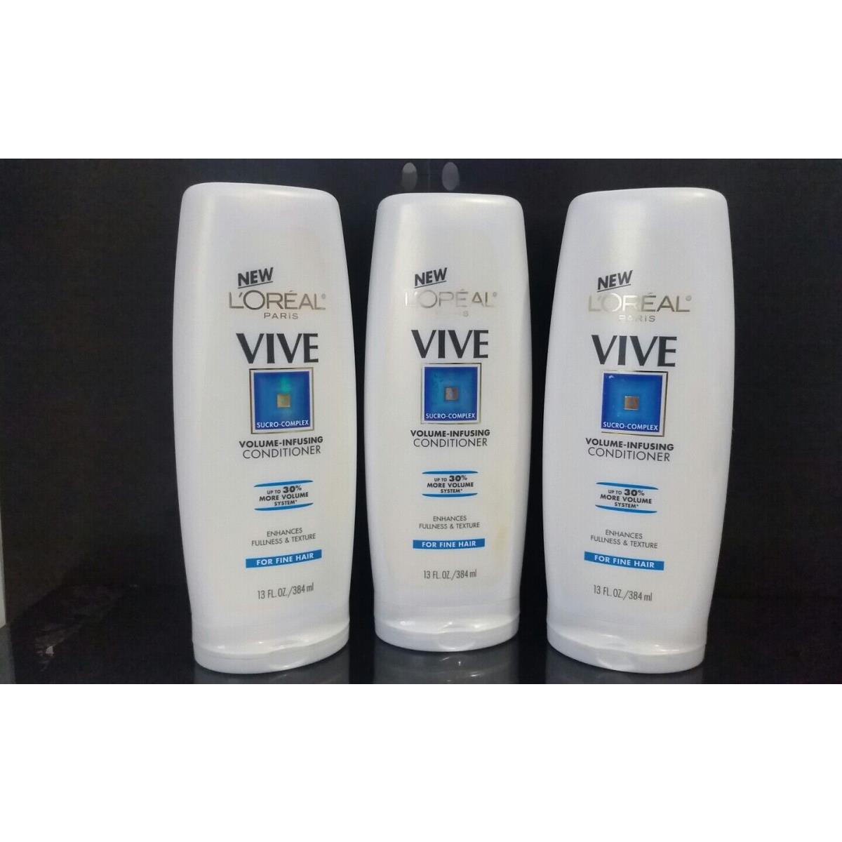 L`oréal L`or al Vive Volume - Infusing Conditioner For Fine Hair. 3 Packs