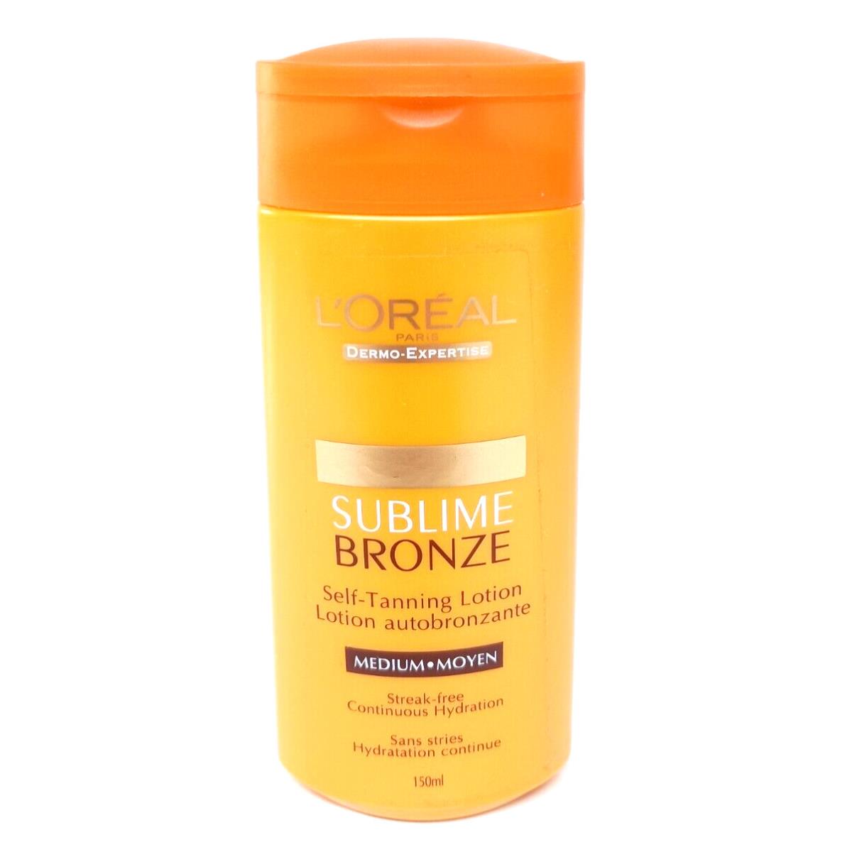 L`oreal Paris Sublime Bronze Self-tanning Lotion Medium 5 fl oz 80%