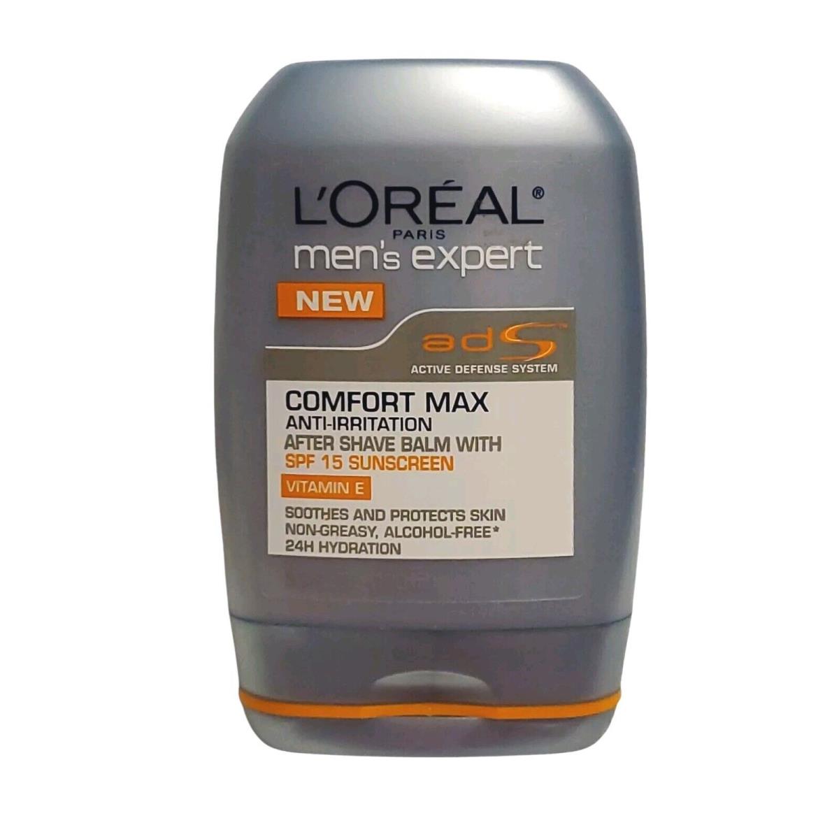 L`oreal Men Expert Comfort Max After Shave Balm 3.3 OZ Spf 15 Vitamin E Htf